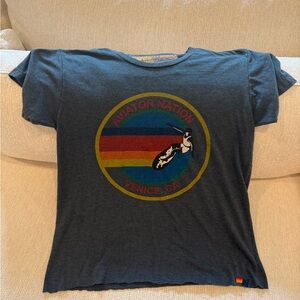 Avia Charcoal Tee with Yellow Accents